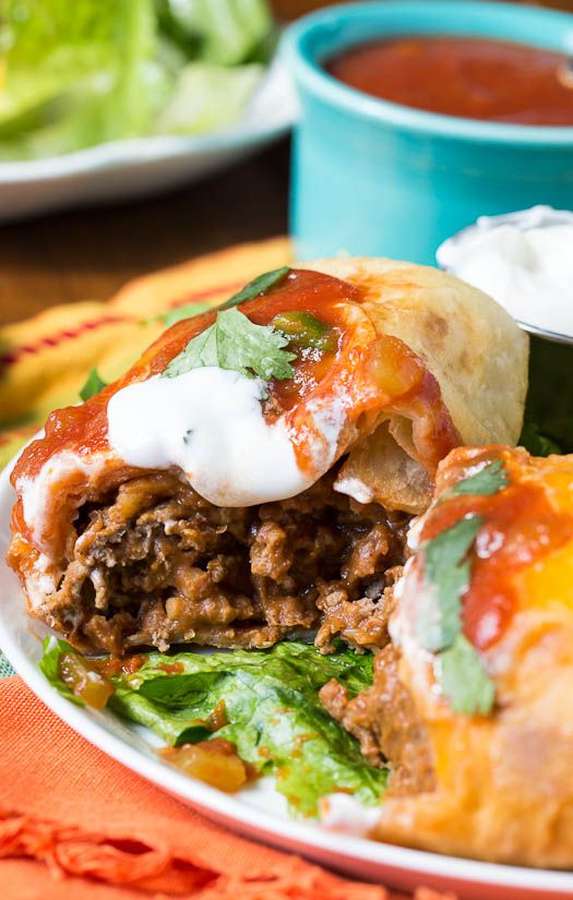 Beef Chimichangas