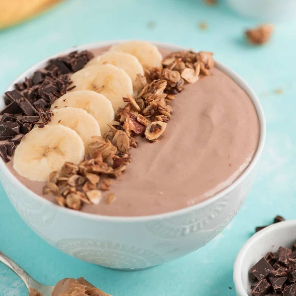 Chocolate PB Smoothie Bowl IG