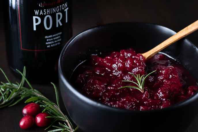 Cranberry sauce with port wine- Healthy cranberry recipes