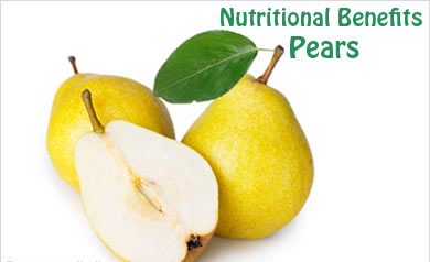 Pears' Nutritional Benefits